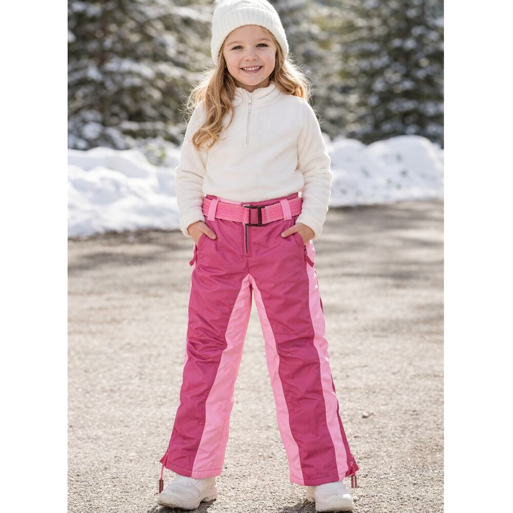 JSX / JSX-TREME Pink Color Blocking Knee Winter Snow Pants Size 6